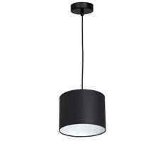 Csillár zsinóron ARDEN 1xE27/60W/230V á. 18 cm fekete/fehér