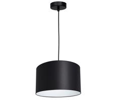 Csillár zsinóron ARDEN 1xE27/60W/230V á. 25 cm fekete/fehér