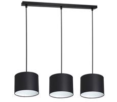 Csillár zsinóron ARDEN 3xE27/60W/230V fekete/fehér