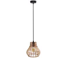 Csillár zsinóron BARREL 1xE27/24W/230V átmérő 20 cm