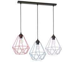 Csillár zsinóron BASKET 3xE27/60W/230V