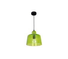 Csillár zsinóron BELL 1xE27/60W/230V zöld
