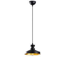Csillár zsinóron BERCESTE 1xE27/40W/230V fekete