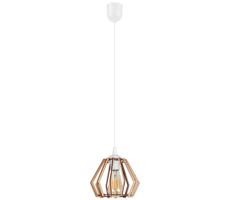 Csillár zsinóron BERGO 1xE27/60W/230V fehér