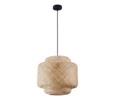 Csillár zsinóron BERTA 1xE27/20W/230V átm. 40 cm bambusz