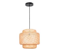 Csillár zsinóron BERTA 1xE27/20W/230V átm. 50 cm bambusz