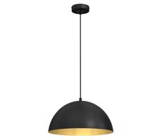 Csillár zsinóron BETA 1xE27/60W/230V á. 35 cm fekete