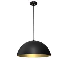 Csillár zsinóron BETA 1xE27/60W/230V á. 45 cm fekete