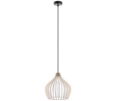 Csillár zsinóron BIG BARREL 1xE27/24W/230V