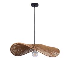 Csillár zsinóron CAPRI 1xE27/20W/230V átm. 60 cm bambusz