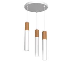 Csillár zsinóron CASSA 3xGU10/8W/230V fehér