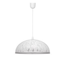 Csillár zsinóron CIRCLE 1xE27/15W/230V fehér