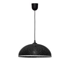 Csillár zsinóron CIRCLE 1xE27/15W/230V fekete