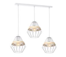 Csillár zsinóron CLIF 3xE27/60W/230V