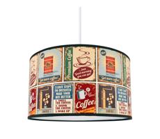 Csillár zsinóron COFFEE 1xE27/60W/230V