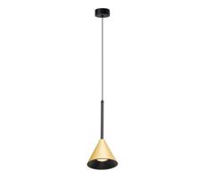 Csillár zsinóron CONE 1xGU10/10W/230V arany/fekete