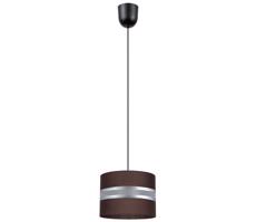 Csillár zsinóron CORAL 1xE27/60W/230V á. 20 cm barna