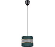 Csillár zsinóron CORAL 1xE27/60W/230V á. 20 cm zöld