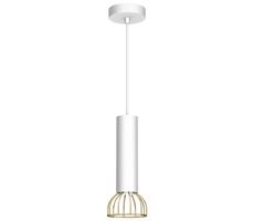 Csillár zsinóron DANTE 1xGU10/25W/230V fehér/arany