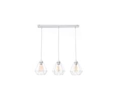 Csillár zsinóron DIAMENT MINI 3xE27/60W/230V