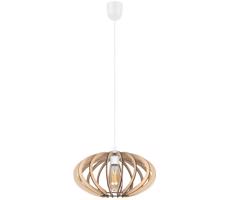 Csillár zsinóron EARTH 1xE27/60W/230V fehér/bézs