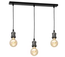 Csillár zsinóron EDISON 3xE27/60W/230V