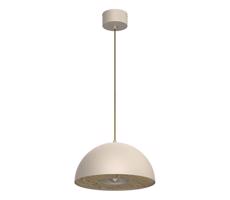 Csillár zsinóron ELGUND 1xE27/15W/230V átm. 35 cm bézs