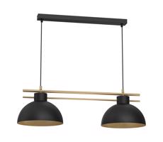 Csillár zsinóron ESTATE 2xE27/15W/230V fekete