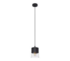 Csillár zsinóron FERGIE 1xE27/15W/230V fekete