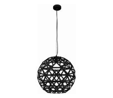 Csillár zsinóron FROZEN 1xE27/60W/230V átm. 50 cm fekete