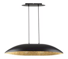 Csillár zsinóron GONDOLA 2xE27/60W/230V fekete/arany