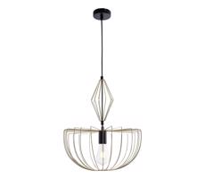 Csillár zsinóron JASMINA 1xE27/20W/230V átm. 40 cm arany