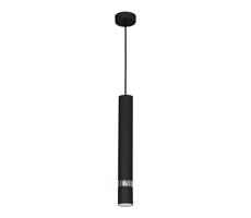 Csillár zsinóron JOKER 1xGU10/25W/230V fekete