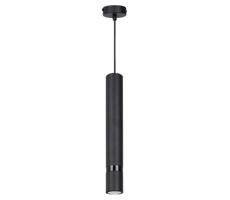Csillár zsinóron JOKER 1xGU10/25W/230V fekete