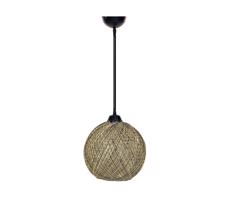 Csillár zsinóron JUTE 1xE27/60W/230V sárga