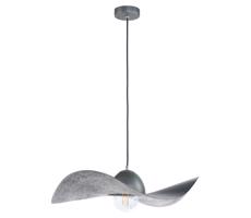 Csillár zsinóron KAPELLO 1xE27/60W/230V átm. 55 cm szürke/ezüst