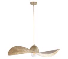 Csillár zsinóron KAPELLO 1xE27/60W/230V átm. 76 cm arany