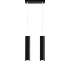 Csillár zsinóron KARADON 2xGU10/30W/230V fekete