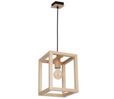 Csillár zsinóron LEGNO 1xE27/60W/230V