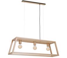 Csillár zsinóron LEGNO 3xE27/60W/230V