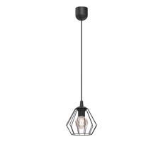 Csillár zsinóron LETI 1xE27/15W/230V fekete