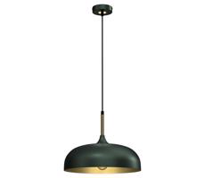Csillár zsinóron LINCOLN 1xE27/60W/230V á. 35 cm zöld