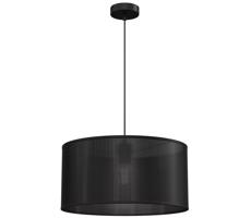 Csillár zsinóron LOFT SHADE 1xE27/60W/230V á. 40 cm fekete