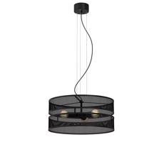 Csillár zsinóron LUM 3xE27/60W/230V fekete