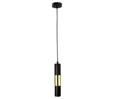 Csillár zsinóron MAGNUMA 1xGU10/50W/230V fekete/arany