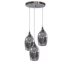 Csillár zsinóron MARINA 3xE27/60W/230V króm