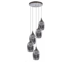 Csillár zsinóron MARINA 5xE27/60W/230V króm