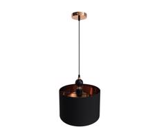 Csillár zsinóron MELBA 1xE27/60W/230V fekete
