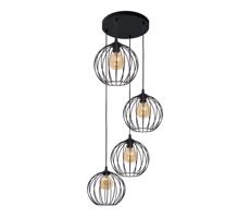 Csillár zsinóron MERCURE 4xE27/15W/230V