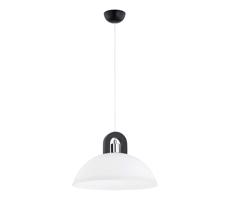 Csillár zsinóron MIGOT 1xE27/15W/230V fekete/króm